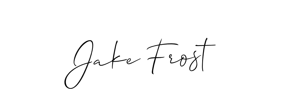 Similarly Allison_Script is the best handwritten signature design. Signature creator online .You can use it as an online autograph creator for name Jake Frost. Jake Frost signature style 2 images and pictures png