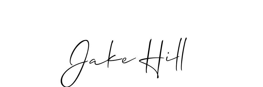 See photos of Jake Hill official signature by Spectra . Check more albums & portfolios. Read reviews & check more about Allison_Script font. Jake Hill signature style 2 images and pictures png