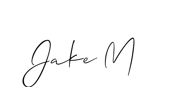 Once you've used our free online signature maker to create your best signature Allison_Script style, it's time to enjoy all of the benefits that Jake M name signing documents. Jake M signature style 2 images and pictures png