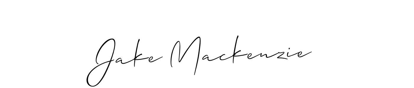 Best and Professional Signature Style for Jake Mackenzie. Allison_Script Best Signature Style Collection. Jake Mackenzie signature style 2 images and pictures png