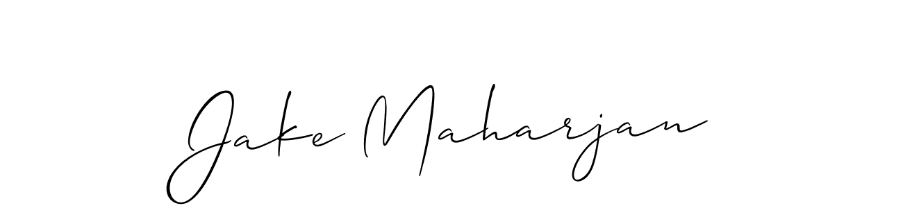 Make a beautiful signature design for name Jake Maharjan. With this signature (Allison_Script) style, you can create a handwritten signature for free. Jake Maharjan signature style 2 images and pictures png