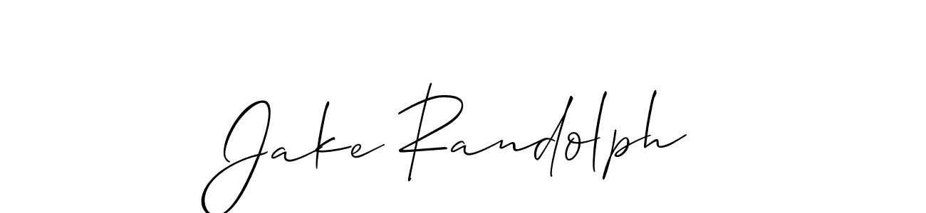 How to make Jake Randolph signature? Allison_Script is a professional autograph style. Create handwritten signature for Jake Randolph name. Jake Randolph signature style 2 images and pictures png