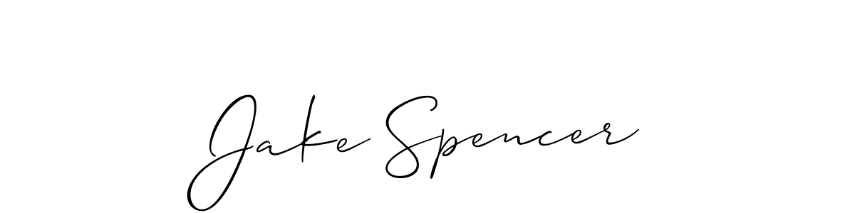 The best way (Allison_Script) to make a short signature is to pick only two or three words in your name. The name Jake Spencer include a total of six letters. For converting this name. Jake Spencer signature style 2 images and pictures png