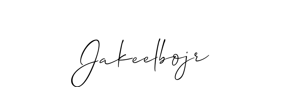 Jakeelbojr stylish signature style. Best Handwritten Sign (Allison_Script) for my name. Handwritten Signature Collection Ideas for my name Jakeelbojr. Jakeelbojr signature style 2 images and pictures png