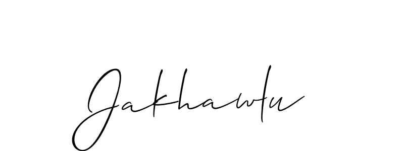 Also we have Jakhawlu name is the best signature style. Create professional handwritten signature collection using Allison_Script autograph style. Jakhawlu signature style 2 images and pictures png