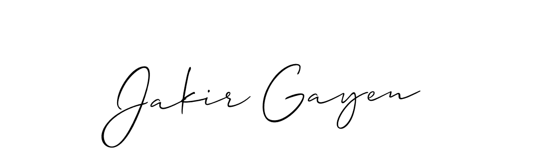Similarly Allison_Script is the best handwritten signature design. Signature creator online .You can use it as an online autograph creator for name Jakir Gayen. Jakir Gayen signature style 2 images and pictures png