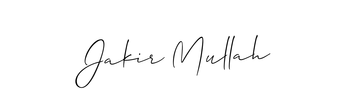 Also we have Jakir Mullah name is the best signature style. Create professional handwritten signature collection using Allison_Script autograph style. Jakir Mullah signature style 2 images and pictures png