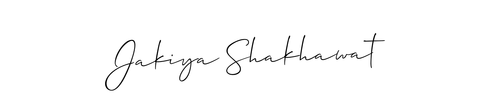 This is the best signature style for the Jakiya Shakhawat name. Also you like these signature font (Allison_Script). Mix name signature. Jakiya Shakhawat signature style 2 images and pictures png