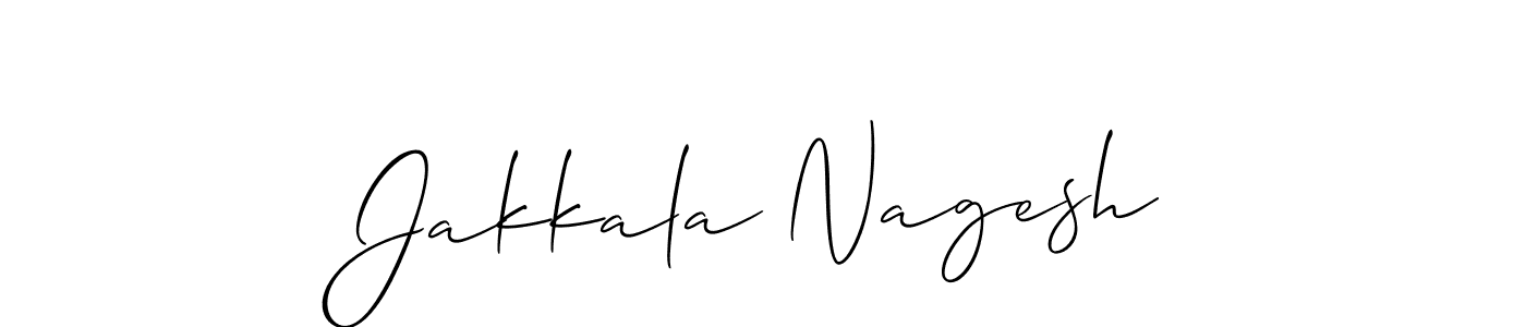 Make a beautiful signature design for name Jakkala Nagesh. Use this online signature maker to create a handwritten signature for free. Jakkala Nagesh signature style 2 images and pictures png
