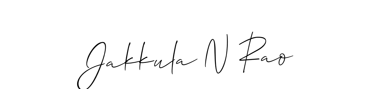 This is the best signature style for the Jakkula N Rao name. Also you like these signature font (Allison_Script). Mix name signature. Jakkula N Rao signature style 2 images and pictures png