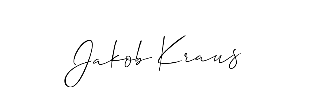 Once you've used our free online signature maker to create your best signature Allison_Script style, it's time to enjoy all of the benefits that Jakob Kraus name signing documents. Jakob Kraus signature style 2 images and pictures png