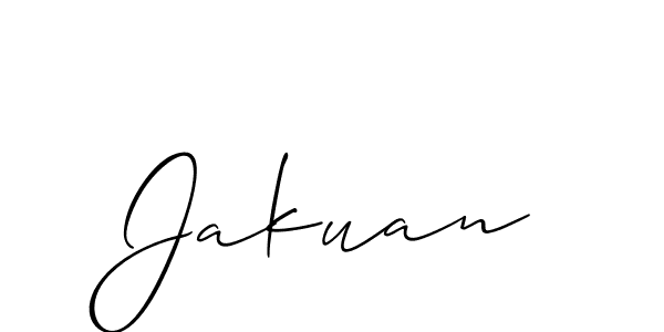 Similarly Allison_Script is the best handwritten signature design. Signature creator online .You can use it as an online autograph creator for name Jakuan. Jakuan signature style 2 images and pictures png