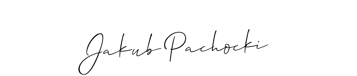 Also we have Jakub Pachocki name is the best signature style. Create professional handwritten signature collection using Allison_Script autograph style. Jakub Pachocki signature style 2 images and pictures png
