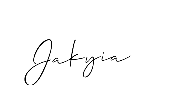 It looks lik you need a new signature style for name Jakyia. Design unique handwritten (Allison_Script) signature with our free signature maker in just a few clicks. Jakyia signature style 2 images and pictures png