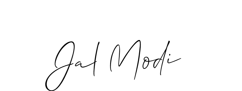 How to make Jal Modi signature? Allison_Script is a professional autograph style. Create handwritten signature for Jal Modi name. Jal Modi signature style 2 images and pictures png