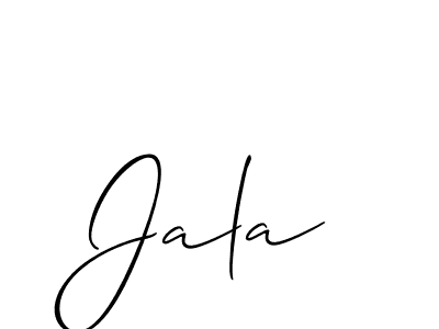 Also we have Jala name is the best signature style. Create professional handwritten signature collection using Allison_Script autograph style. Jala signature style 2 images and pictures png