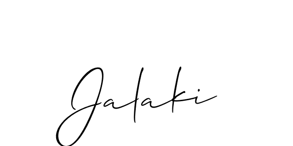 Jalaki stylish signature style. Best Handwritten Sign (Allison_Script) for my name. Handwritten Signature Collection Ideas for my name Jalaki. Jalaki signature style 2 images and pictures png