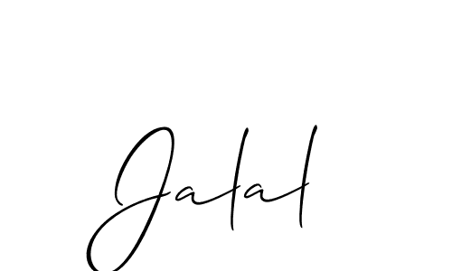 How to make Jalal name signature. Use Allison_Script style for creating short signs online. This is the latest handwritten sign. Jalal signature style 2 images and pictures png