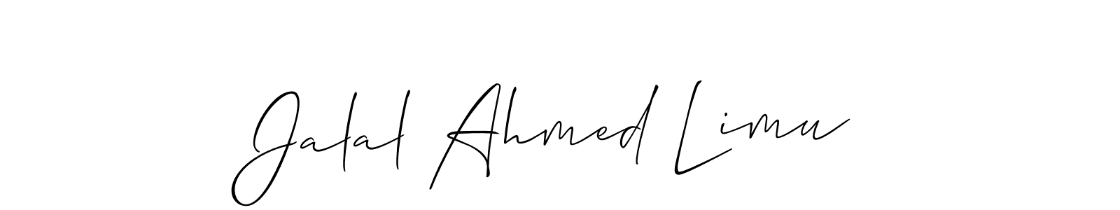 Best and Professional Signature Style for Jalal Ahmed Limu. Allison_Script Best Signature Style Collection. Jalal Ahmed Limu signature style 2 images and pictures png