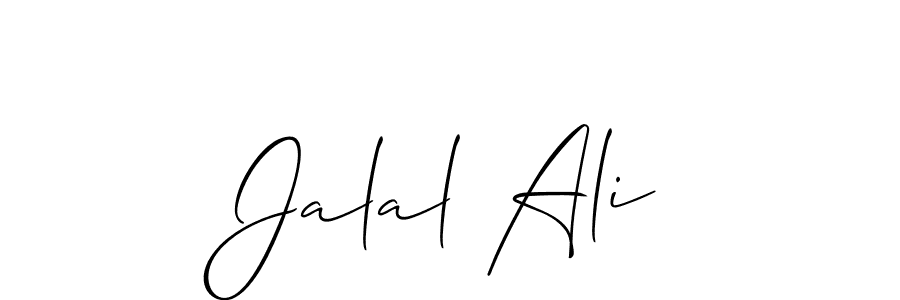 Make a beautiful signature design for name Jalal Ali. Use this online signature maker to create a handwritten signature for free. Jalal Ali signature style 2 images and pictures png