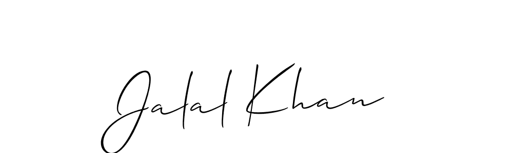 Jalal Khan stylish signature style. Best Handwritten Sign (Allison_Script) for my name. Handwritten Signature Collection Ideas for my name Jalal Khan. Jalal Khan signature style 2 images and pictures png