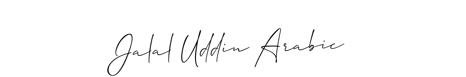 You should practise on your own different ways (Allison_Script) to write your name (Jalal Uddin Arabic) in signature. don't let someone else do it for you. Jalal Uddin Arabic signature style 2 images and pictures png