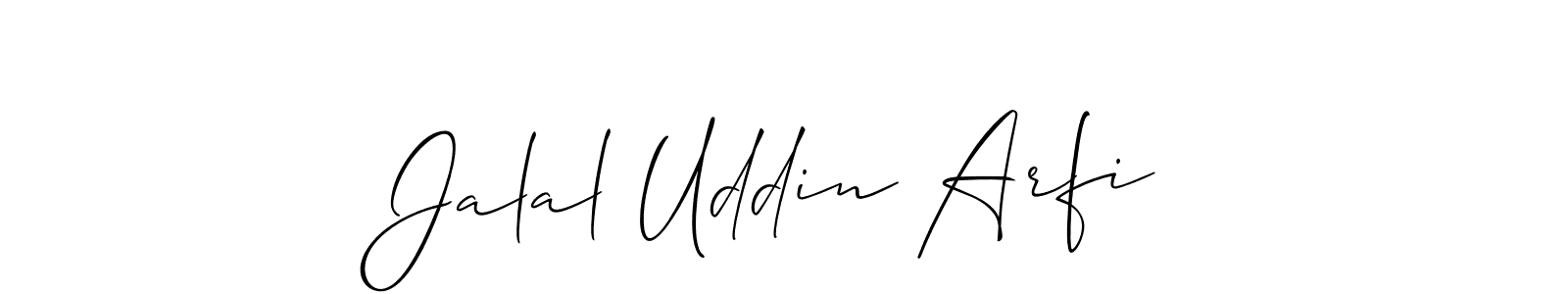 You can use this online signature creator to create a handwritten signature for the name Jalal Uddin Arfi. This is the best online autograph maker. Jalal Uddin Arfi signature style 2 images and pictures png