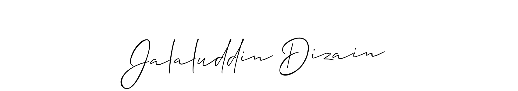 Once you've used our free online signature maker to create your best signature Allison_Script style, it's time to enjoy all of the benefits that Jalaluddin Dizain name signing documents. Jalaluddin Dizain signature style 2 images and pictures png