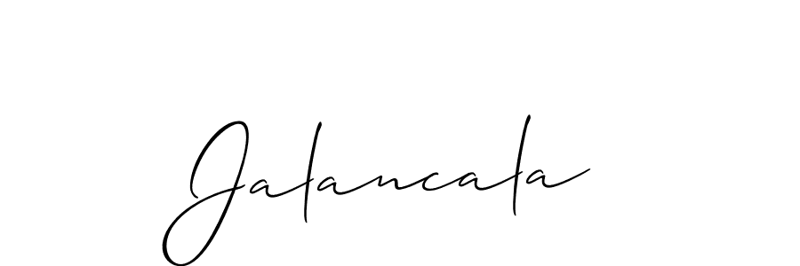 Best and Professional Signature Style for Jalancala. Allison_Script Best Signature Style Collection. Jalancala signature style 2 images and pictures png