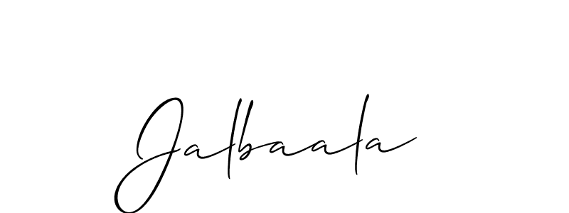 if you are searching for the best signature style for your name Jalbaala. so please give up your signature search. here we have designed multiple signature styles  using Allison_Script. Jalbaala signature style 2 images and pictures png