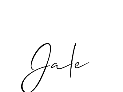 Also we have Jale name is the best signature style. Create professional handwritten signature collection using Allison_Script autograph style. Jale signature style 2 images and pictures png