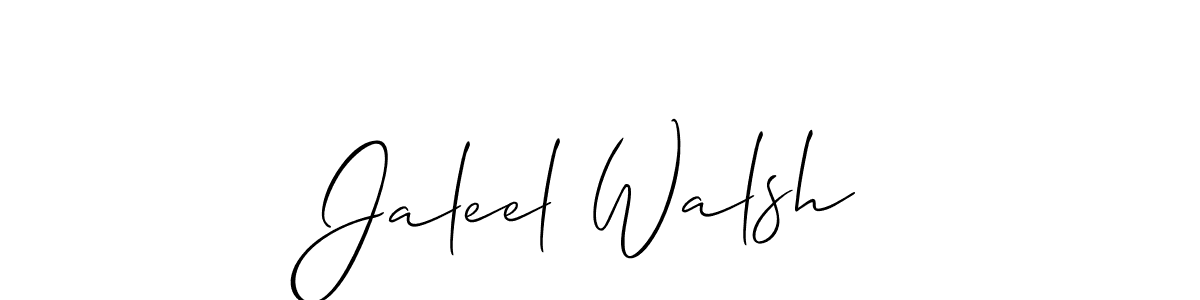 You can use this online signature creator to create a handwritten signature for the name Jaleel Walsh. This is the best online autograph maker. Jaleel Walsh signature style 2 images and pictures png