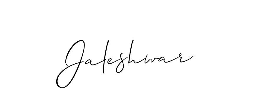 Also You can easily find your signature by using the search form. We will create Jaleshwar name handwritten signature images for you free of cost using Allison_Script sign style. Jaleshwar signature style 2 images and pictures png