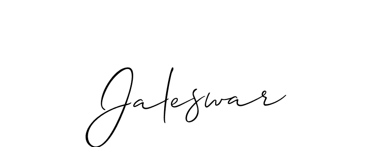 You should practise on your own different ways (Allison_Script) to write your name (Jaleswar) in signature. don't let someone else do it for you. Jaleswar signature style 2 images and pictures png