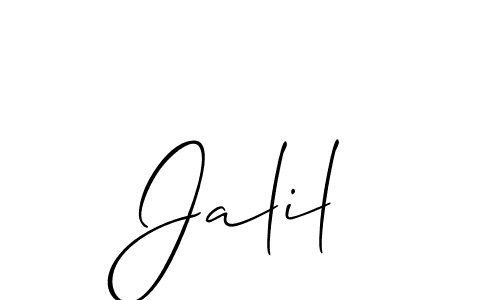 Best and Professional Signature Style for Jalil. Allison_Script Best Signature Style Collection. Jalil signature style 2 images and pictures png