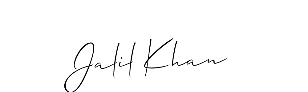 Here are the top 10 professional signature styles for the name Jalil Khan. These are the best autograph styles you can use for your name. Jalil Khan signature style 2 images and pictures png