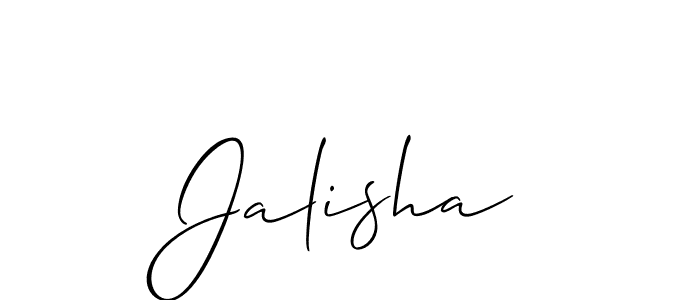 Once you've used our free online signature maker to create your best signature Allison_Script style, it's time to enjoy all of the benefits that Jalisha name signing documents. Jalisha signature style 2 images and pictures png