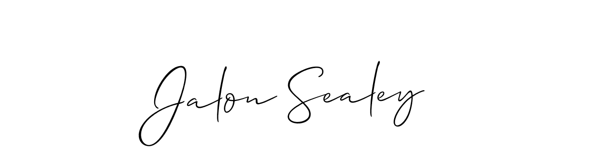 It looks lik you need a new signature style for name Jalon Sealey. Design unique handwritten (Allison_Script) signature with our free signature maker in just a few clicks. Jalon Sealey signature style 2 images and pictures png