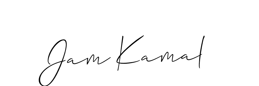 Also You can easily find your signature by using the search form. We will create Jam Kamal name handwritten signature images for you free of cost using Allison_Script sign style. Jam Kamal signature style 2 images and pictures png