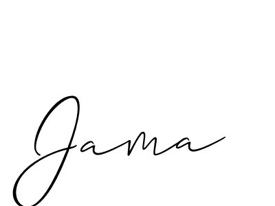 Best and Professional Signature Style for Jama. Allison_Script Best Signature Style Collection. Jama signature style 2 images and pictures png