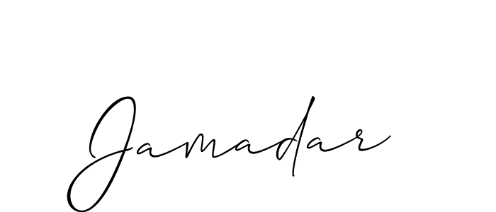 Best and Professional Signature Style for Jamadar. Allison_Script Best Signature Style Collection. Jamadar signature style 2 images and pictures png