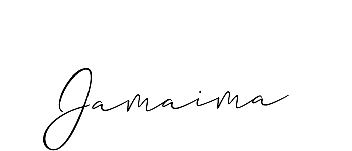 Once you've used our free online signature maker to create your best signature Allison_Script style, it's time to enjoy all of the benefits that Jamaima name signing documents. Jamaima signature style 2 images and pictures png