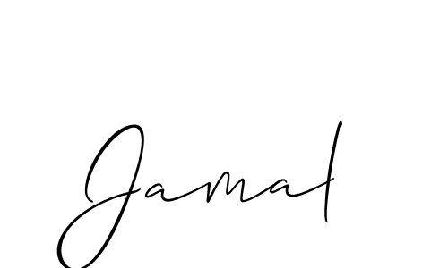 You should practise on your own different ways (Allison_Script) to write your name (Jamal) in signature. don't let someone else do it for you. Jamal signature style 2 images and pictures png