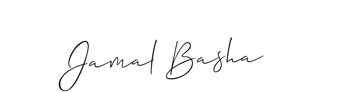 It looks lik you need a new signature style for name Jamal Basha. Design unique handwritten (Allison_Script) signature with our free signature maker in just a few clicks. Jamal Basha signature style 2 images and pictures png