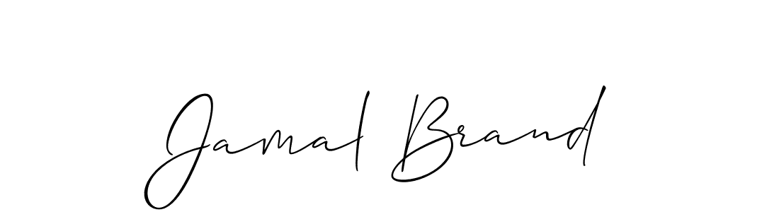 This is the best signature style for the Jamal Brand name. Also you like these signature font (Allison_Script). Mix name signature. Jamal Brand signature style 2 images and pictures png