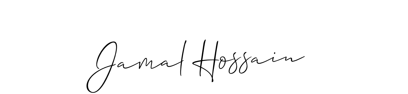 Also You can easily find your signature by using the search form. We will create Jamal Hossain name handwritten signature images for you free of cost using Allison_Script sign style. Jamal Hossain signature style 2 images and pictures png