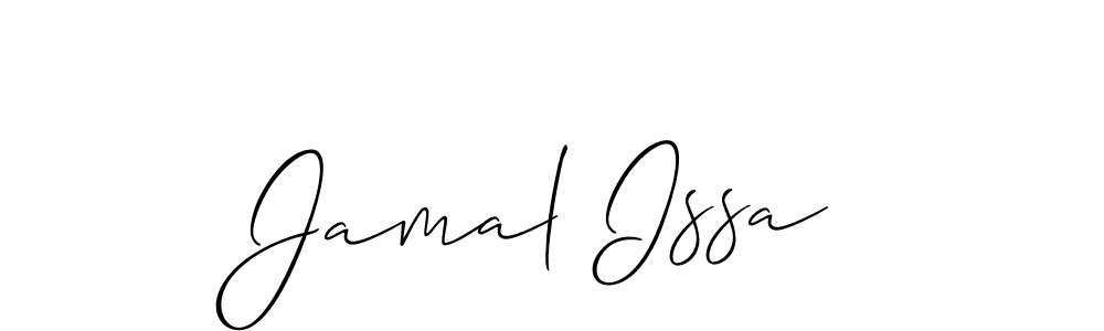 This is the best signature style for the Jamal Issa name. Also you like these signature font (Allison_Script). Mix name signature. Jamal Issa signature style 2 images and pictures png