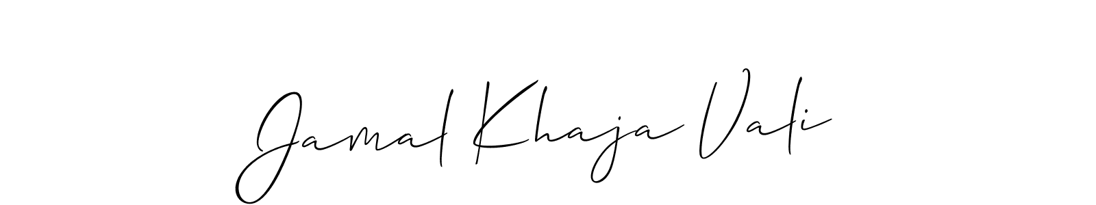 Once you've used our free online signature maker to create your best signature Allison_Script style, it's time to enjoy all of the benefits that Jamal Khaja Vali name signing documents. Jamal Khaja Vali signature style 2 images and pictures png