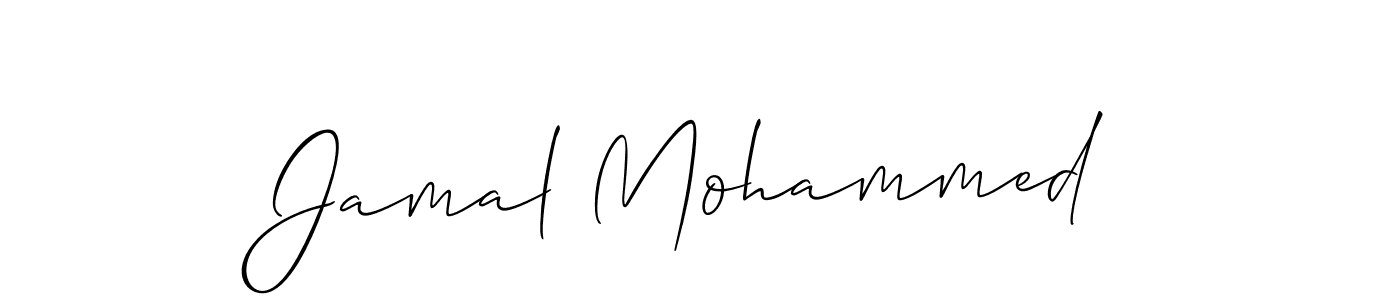 Make a short Jamal Mohammed signature style. Manage your documents anywhere anytime using Allison_Script. Create and add eSignatures, submit forms, share and send files easily. Jamal Mohammed signature style 2 images and pictures png