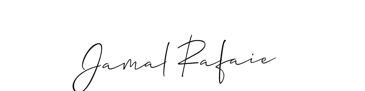 Design your own signature with our free online signature maker. With this signature software, you can create a handwritten (Allison_Script) signature for name Jamal Rafaie. Jamal Rafaie signature style 2 images and pictures png